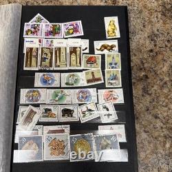 Assorted Postage Stamps Block Sheet Collection Album