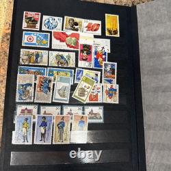 Assorted Postage Stamps Block Sheet Collection Album