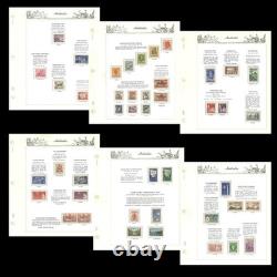 Australia 1913-65 Pre-decimal Used Stamps Collection in Seven Seas Album