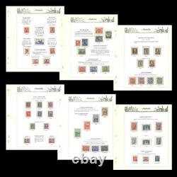 Australia 1913-65 Pre-decimal Used Stamps Collection in Seven Seas Album
