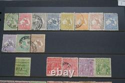 Australia Collection Of 2,250+ Stamps Mint & Used Stored In Album On Stock Pages