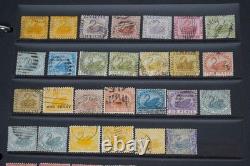 Australia Collection Of 2,250+ Stamps Mint & Used Stored In Album On Stock Pages
