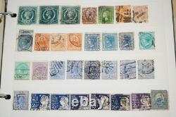 Australia Collection Of 2,250+ Stamps Mint & Used Stored In Album On Stock Pages