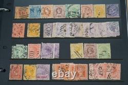 Australia Collection Of 2,250+ Stamps Mint & Used Stored In Album On Stock Pages