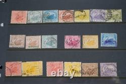Australia Collection Of 2,250+ Stamps Mint & Used Stored In Album On Stock Pages