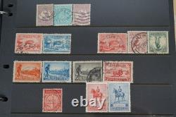 Australia Collection Of 2,250+ Stamps Mint & Used Stored In Album On Stock Pages