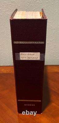 Australia & New Zealand Stamp Collection Minkus Specialty Album Used ZAYIX