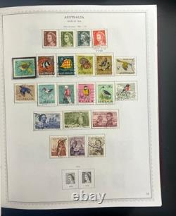 Australia & New Zealand Stamp Collection Minkus Specialty Album Used ZAYIX