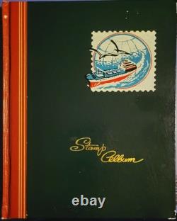 Australia Pre-Decimal Used Stamp Collection in Album Some Interesting Variety
