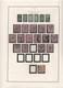 Australia Victoria 1901 Collection Of 225 Stamps Used On 14 Album Pages
