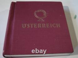 Austria Collection in Schaubek Album Catalog Value $7000+ with over 1800 mint an
