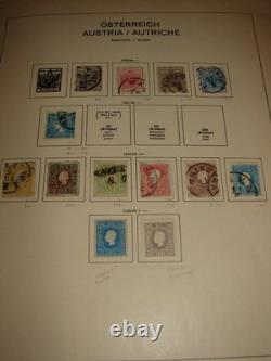 Austria Collection in Schaubek Album Catalog Value $7000+ with over 1800 mint an