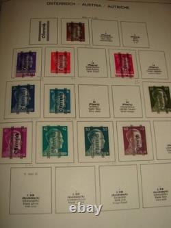 Austria Collection in Schaubek Album Catalog Value $7000+ with over 1800 mint an