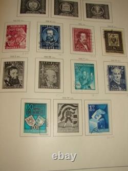 Austria Collection in Schaubek Album Catalog Value $7000+ with over 1800 mint an
