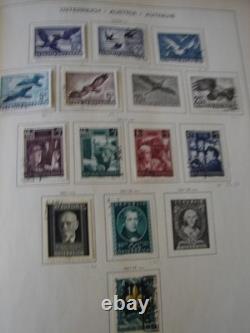 Austria Collection in Schaubek Album Catalog Value $7000+ with over 1800 mint an