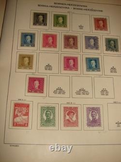 Austria Collection in Schaubek Album Catalog Value $7000+ with over 1800 mint an