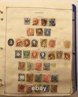 Austrian Stamp Collection album Binder 1850s-2008