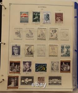 Austrian Stamp Collection album Binder 1850s-2008