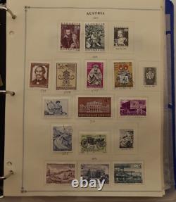 Austrian Stamp Collection album Binder 1850s-2008