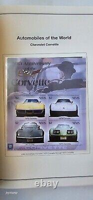 Automobiles Of The World Stamp Collection 160+ Pages Worldwide Stamps Car