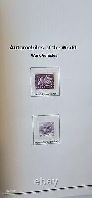 Automobiles Of The World Stamp Collection 160+ Pages Worldwide Stamps Car