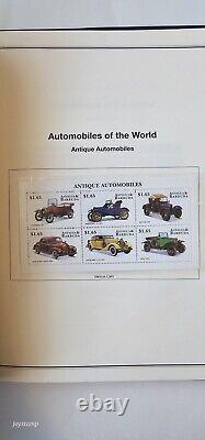 Automobiles Of The World Stamp Collection 160+ Pages Worldwide Stamps Car