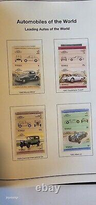 Automobiles Of The World Stamp Collection 160+ Pages Worldwide Stamps Car