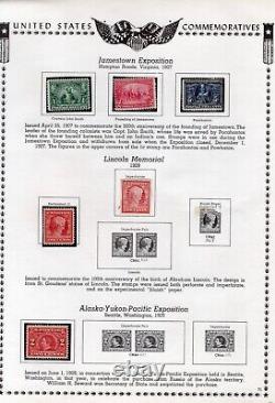 B515- US Stamp Collection on album pages 1907 1935 Farleys special printings
