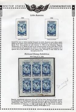 B515- US Stamp Collection on album pages 1907 1935 Farleys special printings