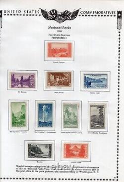 B515- US Stamp Collection on album pages 1907 1935 Farleys special printings