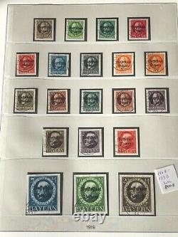 BAYERN 1849/1920 Collection in Red Lindner Album CV + 9800 euros / 11880 USD