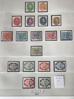 BAYERN 1849/1920 Collection in Red Lindner Album CV + 9800 euros / 11880 USD