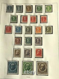 BAYERN 1849/1920 Collection in Safe Album CV + 7000 USD