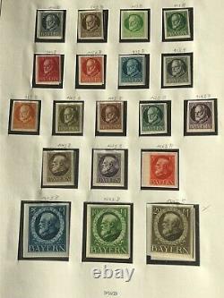 BAYERN 1849/1920 Collection in Safe Album CV + 7000 USD