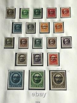 BAYERN 1849/1920 Collection in Safe Album CV + 7000 USD