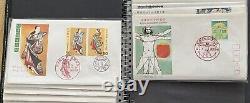BEAUTIFUL JAPAN FIRST DAY COVER COLLECTION FDC, 95+ all different, from 1971-81