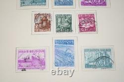 BELGIUM 1940s-1990s COLLECTION OF 1,275+ STAMPS MINT & USED IN SCOTT ALBUM