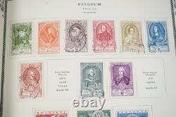 BELGIUM 1940s-1990s COLLECTION OF 1,275+ STAMPS MINT & USED IN SCOTT ALBUM