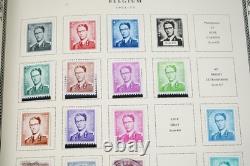 BELGIUM 1940s-1990s COLLECTION OF 1,275+ STAMPS MINT & USED IN SCOTT ALBUM