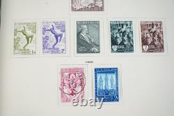 BELGIUM 1940s-1990s COLLECTION OF 1,275+ STAMPS MINT & USED IN SCOTT ALBUM