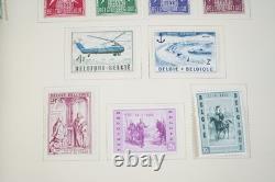 BELGIUM 1940s-1990s COLLECTION OF 1,275+ STAMPS MINT & USED IN SCOTT ALBUM