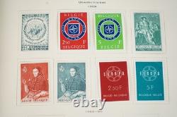 BELGIUM 1940s-1990s COLLECTION OF 1,275+ STAMPS MINT & USED IN SCOTT ALBUM