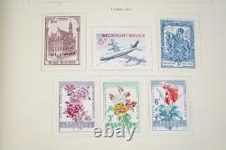 BELGIUM 1940s-1990s COLLECTION OF 1,275+ STAMPS MINT & USED IN SCOTT ALBUM