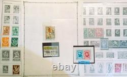 BELGIUM STAMP COLLECTION ON album pages 700+ begins 1865. INCL. GEN. PATTON SET
