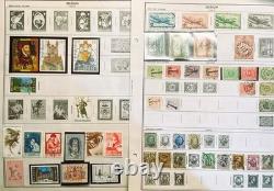 BELGIUM STAMP COLLECTION ON album pages 700+ begins 1865. INCL. GEN. PATTON SET