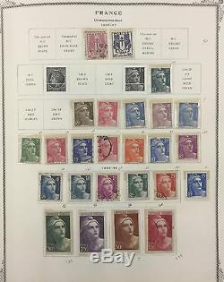 BJ Stamps France, 1850-1977, in Scott album, MNH, Mint &Used.'17 Scott $2431