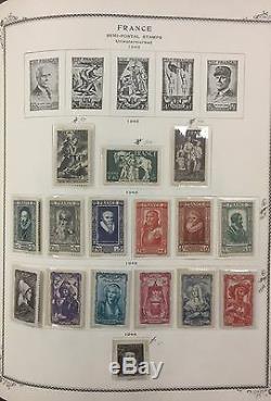 BJ Stamps France, 1850-1977, in Scott album, MNH, Mint &Used.'17 Scott $2431