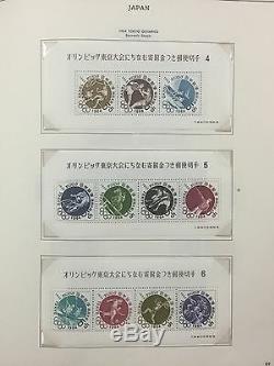 BJ Stamps JAPAN, 1875-1976, in Minkus album, Mint Hinged & Used.'17 cat. $916