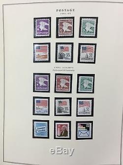 BJ Stamps UNITED STATES collection, 1977-2004, MNH, 2-Scott albums. Face $845+