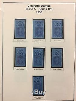 BJ Stamps US Revenues 1953-1955, collection Tax Paids in Album withMNH.'17 $924